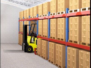 pallet rack Modello 3D