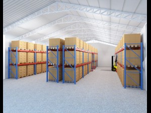 pallet rack Modello 3D
