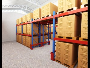 pallet rack Modello 3D