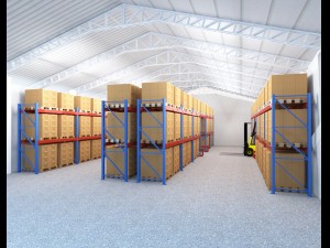 pallet rack Modello 3D