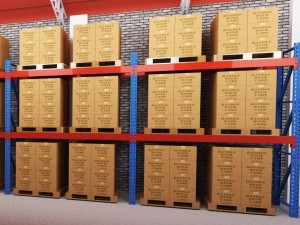 pallet rack Modello 3D