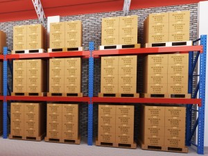 pallet rack Modello 3D