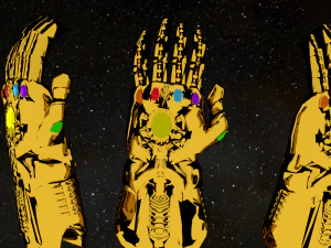 Unendlichkeitshandschuh 3D Modell