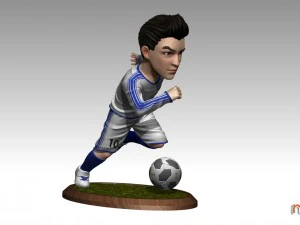 football player 01 only s1-no1 3D Print Model