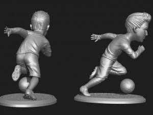 football player 01 only s1-no1 3D-Druckmodell