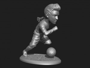 football player 01 only s1-no1 3D-Druckmodell