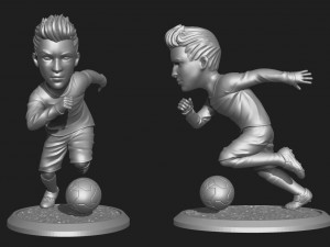 football player 01 only s1-no1 3D-Druckmodell