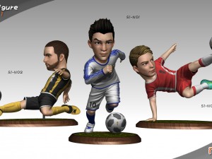 football player 01 only s1-no1 3D-Druckmodell