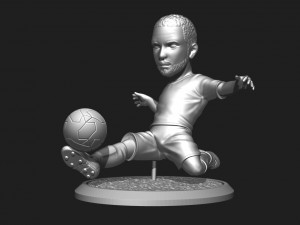 football player 02 only s1-no2 Model Cetak 3D