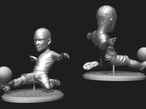 football player 02 only s1-no2 Model Cetak 3D