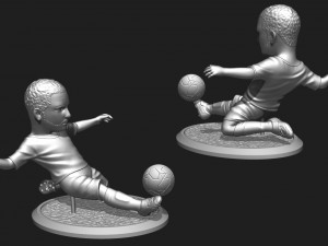 football player 02 only s1-no2 Model Cetak 3D