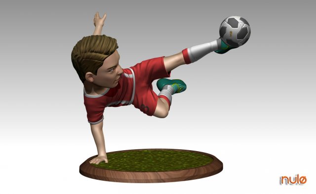 football player 03 only s1-no3 3D 프린트 모델 .c4d .max .obj .3ds .fbx .stl .blend 