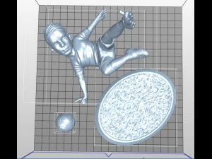 football player 03 only s1-no3 3D Print Model