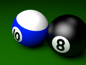 pool balls 3D 모델