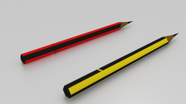 pencils 3D Model .c4d .max .obj .3ds .fbx .stl .blend