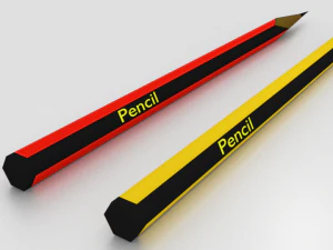 lapices Modelo 3D