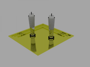 candles 3D Model