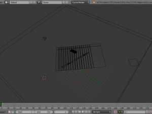 pencil note paper and eraser 3D Model