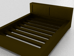 bed 3D 모델
