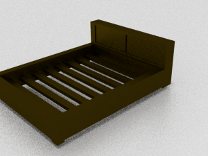 bed 3D 모델