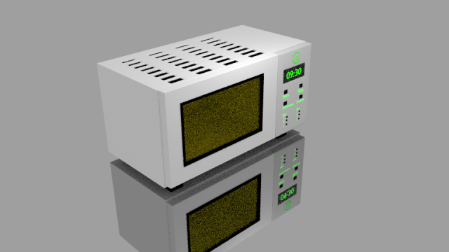 microwave 3D Model .c4d .max .obj .3ds .fbx .stl .blend 