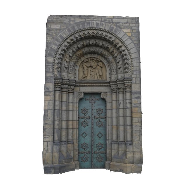 church portal 3D मॉडल .c4d .max .obj .3ds .fbx .stl .blend 