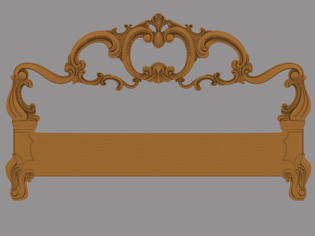 bed Model 3D .c4d .max .obj .3ds .fbx .stl .blend 