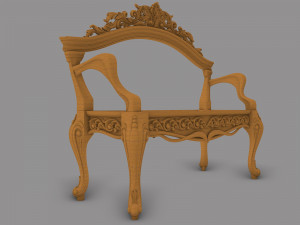 armchair 3Dモデル