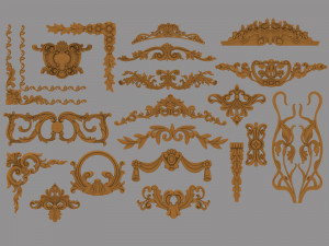 decor set 20 pcs 3D Model