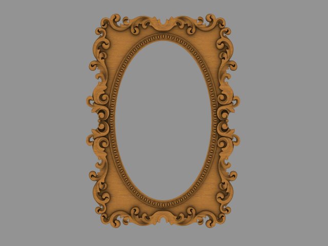 mirror-frame 3D Model .c4d .max .obj .3ds .fbx .stl .blend 