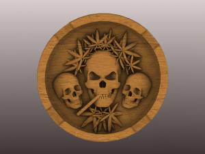 ASHTRAY FOR CIGARETTES Modelo 3D