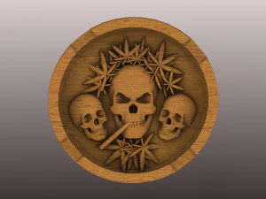 담배 재떨이 3D 모델