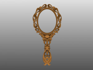 A hand mirror for a girl Modelo 3D