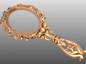 A hand mirror for a girl 3D Модель
