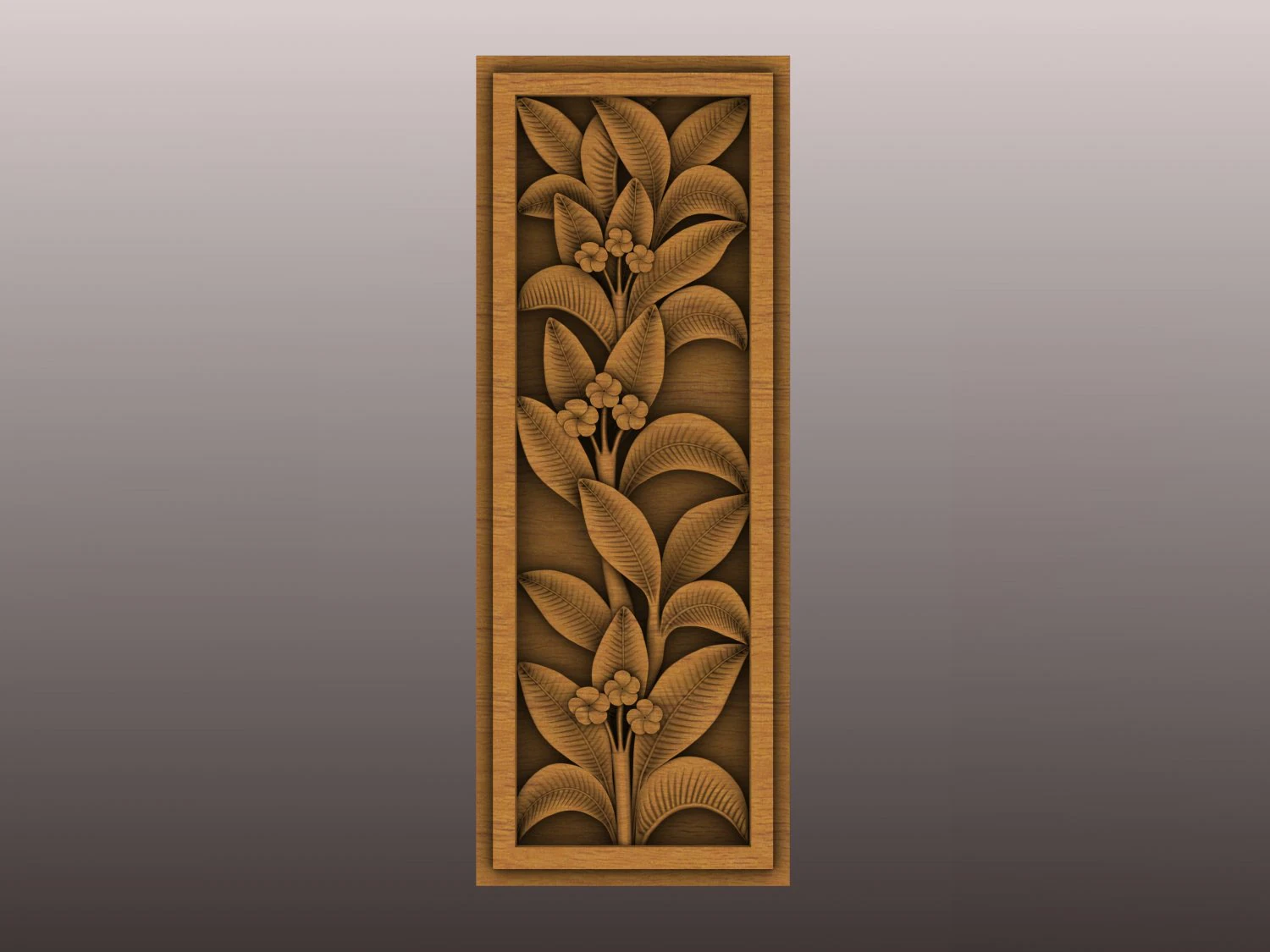 Decorative panel 3D Model .c4d .max .obj .3ds .fbx .stl .blend 