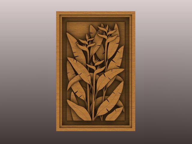 Decorative panel Modello 3D .c4d .max .obj .3ds .fbx .stl .blend 