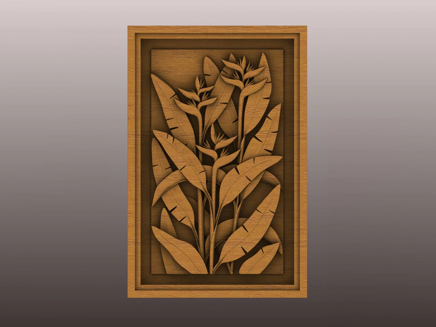 Decorative panel 3D Model .c4d .max .obj .3ds .fbx .stl .blend 