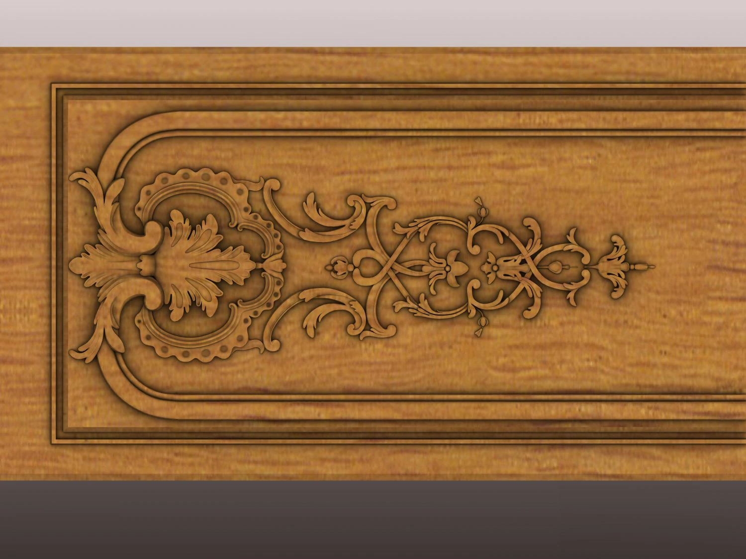 Decorative panel 3D Model .c4d .max .obj .3ds .fbx .stl .blend 