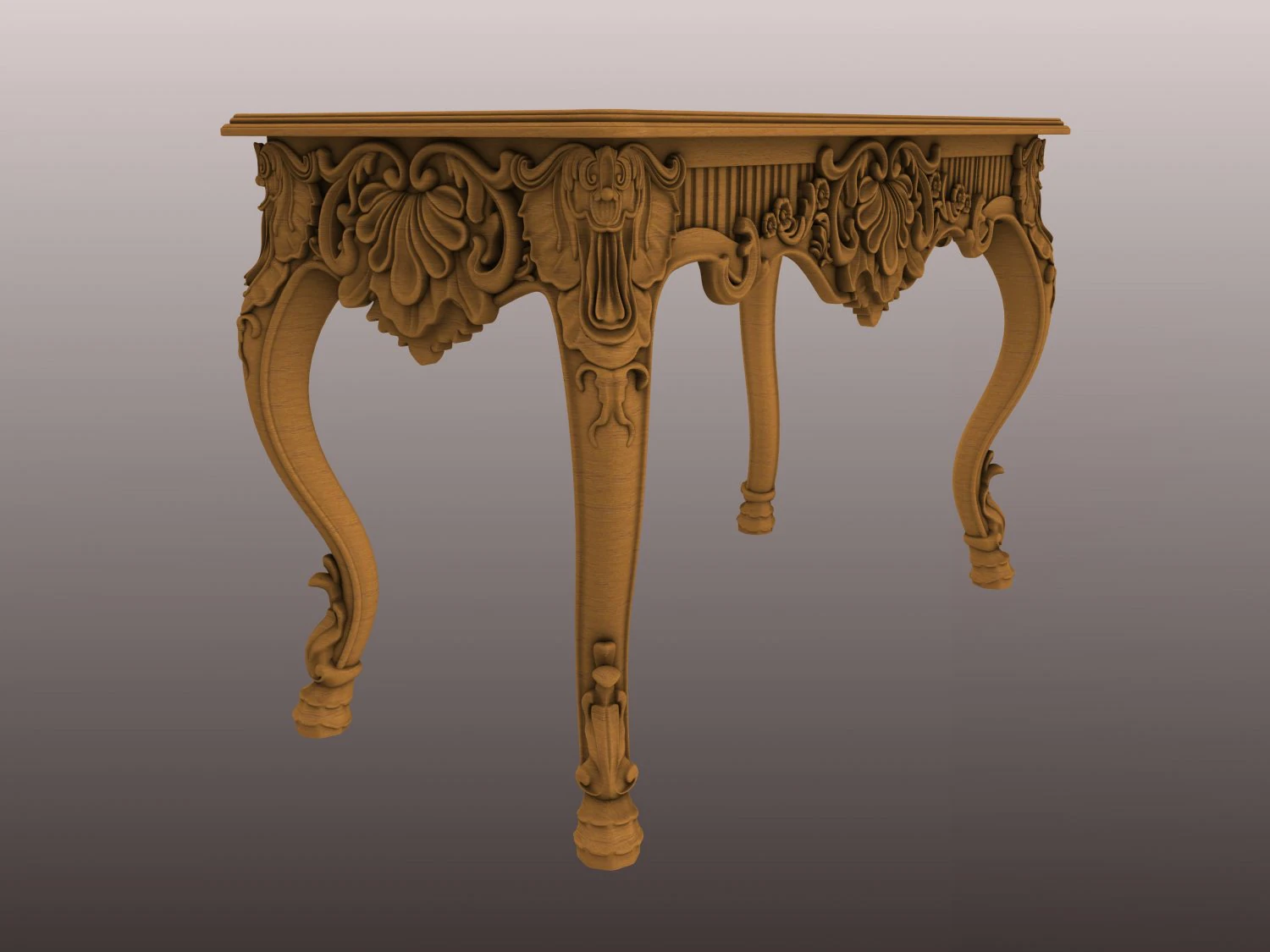 Coffee table 3D Model .c4d .max .obj .3ds .fbx .stl .blend 