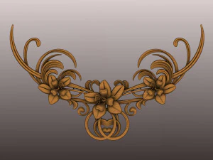 Conjunto de decoraci&oacute;n Modelo 3D