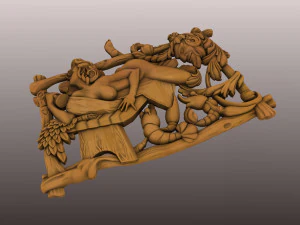 Naked Girl 3D Model