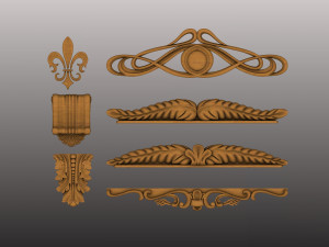 Decor set 3D 모델