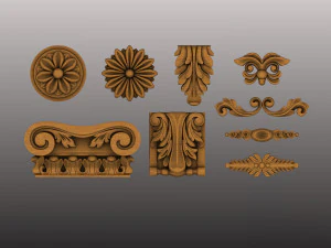 装飾セット 3Dモデル