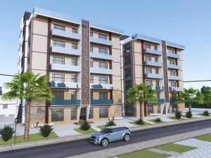 construindo apartamento residencial Modelo 3D