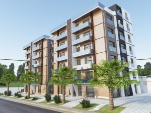 building residential apartment 3D मॉडल