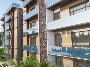 building residential apartment 3D मॉडल