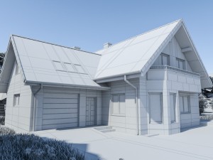 house 4 collection 3D मॉडल