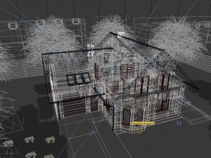 house 4 collection 3D मॉडल