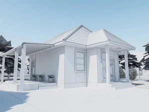 house 4 collection 3D Model