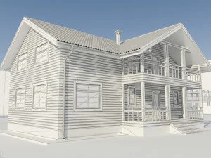 house 4 collection 3D Model